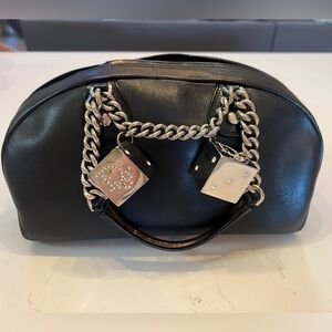 VINTAGE Christian Dior Black Gambler Dice Bag